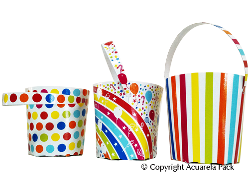 Baldes. Diseño: multicolores - COD.: 226
