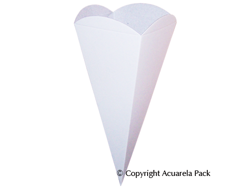 Cono, color blanco - COD.: 1129