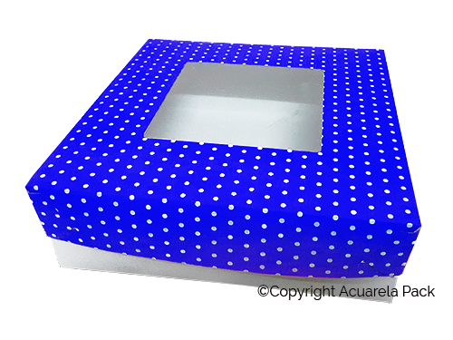 Torta: 27 x 27 x 10,5 cm. + ventana - COD.: 1163